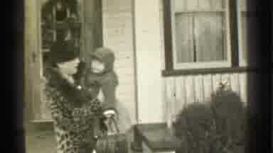 Danielson Connecticut (1939): An Old An Old Woman And Her Very Young Baby That Are