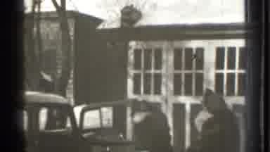Danielson Connecticut (1939): A Man In A Top Hat And Coat Opens Suicide Doors Of A
