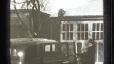 Danielson Connecticut (1939): People Getting Into Old Car In Front Of Building
