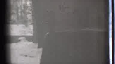 Danielson Connecticut (1939): A Bunch Of Very Snowy Terrain With Someone Exiting