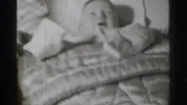 Danielson Connecticut (1939): Baby In Crib Waking Up And Looking Around The Room