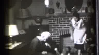 Danielson Connecticut (1939): Old People Playing With A Baby By The Fire For Some