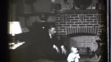 Danielson Connecticut (1939): Black And White Woman Handing Man A Cup As A Child