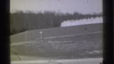 Danielson Connecticut (1939): Black And White Golf Course With Fountain And Trees