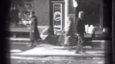 Danielson Connecticut (1939): Walking Sidewalk Small Town Hearthstone Fatherlands
