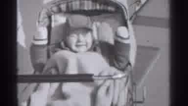 Danielson Connecticut (1939): Little Baby Smiling At Comer