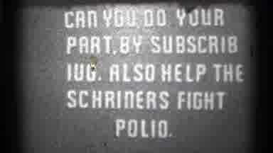 San Francisco California-1944: Polio Prevention Public Health Messages in Vintage 8mm Film