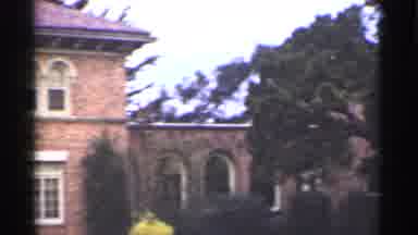 San Francisco California (1944): Large Building With Moss Growing On House And