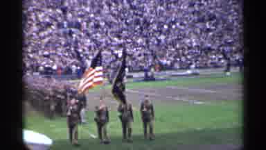 San Francisco California (1944): Military Mrs In Stadium With Four Uninformed Men