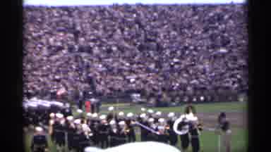 San Francisco California (1944): Marching Band In All Black Marches Perimeter Of
