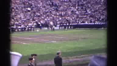 San Francisco California (1944): Full Stadium People Walking Marching Field