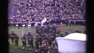 San Francisco California (1944): Military Display On Field At A Athletic Event