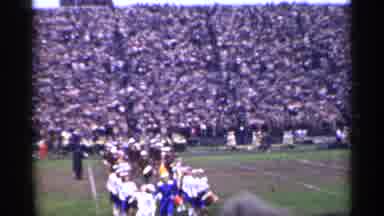 San Francisco California (1944): Stadium Full Of People And Marching Band On
