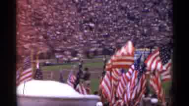 San Francisco California (1944): Groups Of Flag Berbers Mrs Onto Football Field On