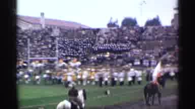 San Francisco California (1944): Band In Stadium Playing S Other People Riding