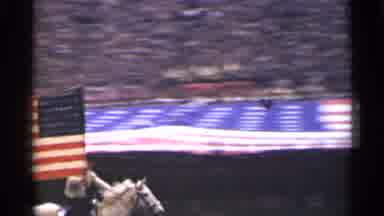 San Francisco California (1944): Person Carries American Flag On Hothouse