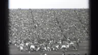 San Francisco California (1944): People Playing Sport In Crowded Stadium