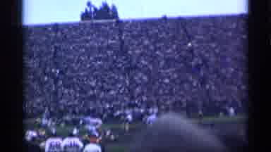 San Francisco California (1944): People Playing Spotter In Crowded Stadium