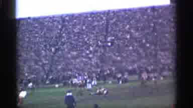 San Francisco California (1944): Full Stadium Of People Watching Running Play At