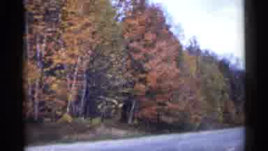 Michigan USA (1960): Driving Long Long Bothering Rode While Looking Out Window And