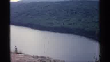 Michigan USA (1960): Land Dirt Hill With Trees Quit Pace Nice Scenery