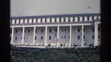 Michigan USA (1960): White House With Huge White Col Other And Building Full Of Us
