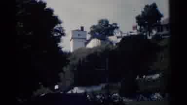Michigan USA (1960): Shots Of Beautiful Village Filled With People Trees And White