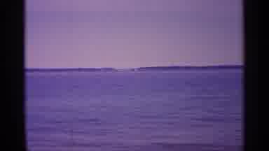 Michigan USA (1960): View Father On Earshot Of Ocean Of A Island Close To Land