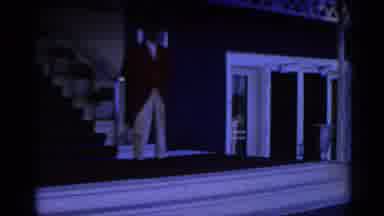 Michigan USA (1960): Man In Top Hat Suit And Nails At Farthermost On Sunny Day