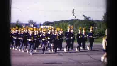 Minnesota USA (1961): Boys And Girls Wearing Uniforms Mrs In Unison Down Rod