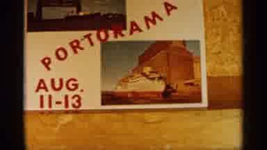 Minnesota USA (1961): Sign Announces Other To Rm Uh Is Caricatured With Large Ship