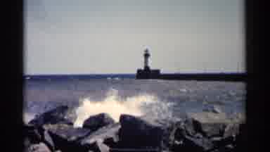 Minnesota USA (1961): Boat And Lighthouse