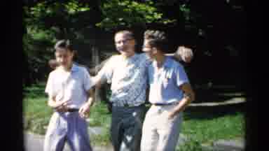 Minnesota USA (1961): Hanging Out S Good Fatherlands While Talking And Standing By