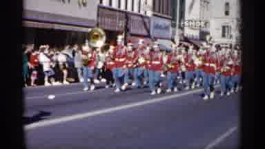 Minnesota USA (1961): Marching Ends Are Wearing Different Varicolored Uniforms