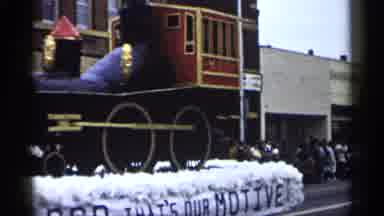 Minnesota USA (1961): Person Wearing Black Cot Rides In White Car During Pride