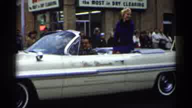 Minnesota USA (1961): Betty Queen Eves And Smiles Beautifully On Car That Pulls