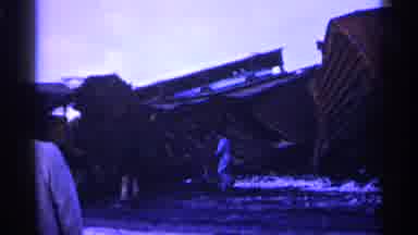Minnesota USA (1961): Car Delmer Sellers Showing Used And Destroyed Gerber