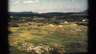 Colorado USA (1963): Standing Eye Level Rocky And Hilly Countryside
