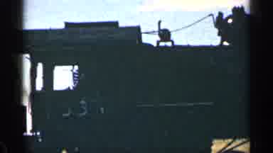 Colorado USA (1963): View Stationery Black Train Locomotive On Sunny Day