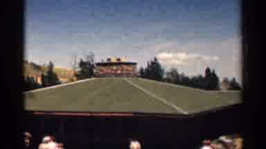 Colorado USA (1963): People Walking Past Large Outdo Other Display On Bright Sunny
