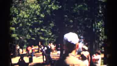 Colorado USA (1963): People Are Spending Daytime In Small Woods With Different