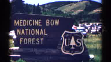 Colorado USA (1963): Retro Medicine Bow Intention Park With Classic Cars
