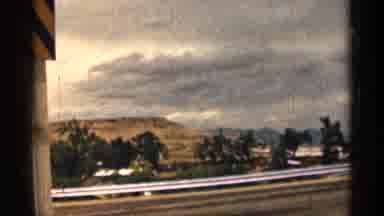 Colorado USA (1963): Old Film Ken Father On Passenger Side Of Car On Highway