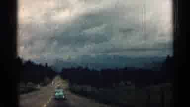 Colorado USA (1963): Ride To Mountain A Cation Riding With Windows Down And No Car