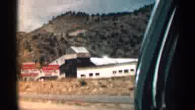 Colorado USA (1963): Road Trip Through Rocky Mountains And Signs On Side Of Rod