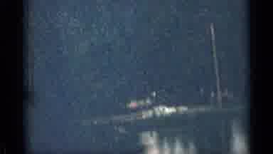 Colorado USA (1963): Driving At Night Houses Street Car House Buildings Dwellings