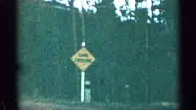 Colorado USA (1963): Passenger In Car Films Passing Landscape S Car Drives Down