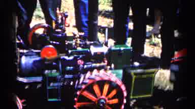 Montgomery Minnesota (1963): Miniature Steam Locomotive Train On Bright Sunny Day