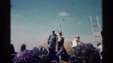 Montgomery Minnesota (1963): Man Wearing White Shirt Pitches H On Sunny Day