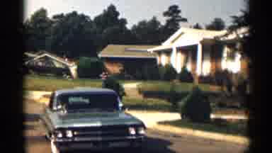 Texas USA (1963): Family Driving Way To Some Trip
